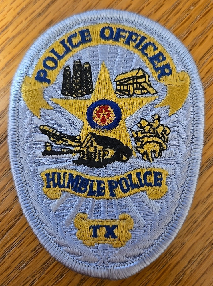 HUMBLE TEXAS small POLICE PATCH