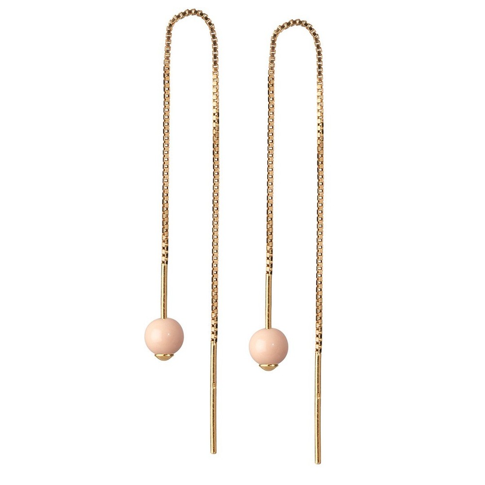 GLOW Thread Earrings (Nude)