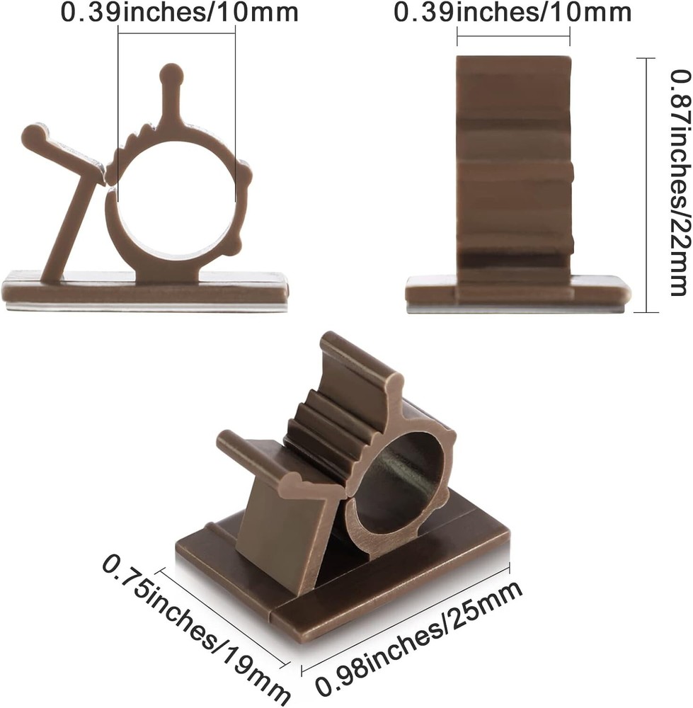 High-Quality Self-Adhesive Cable Clips - 30 Pcs for Efficient Wire Organization