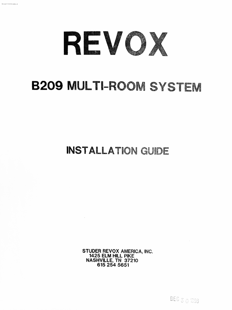 ReVox Multi-room Connector Box