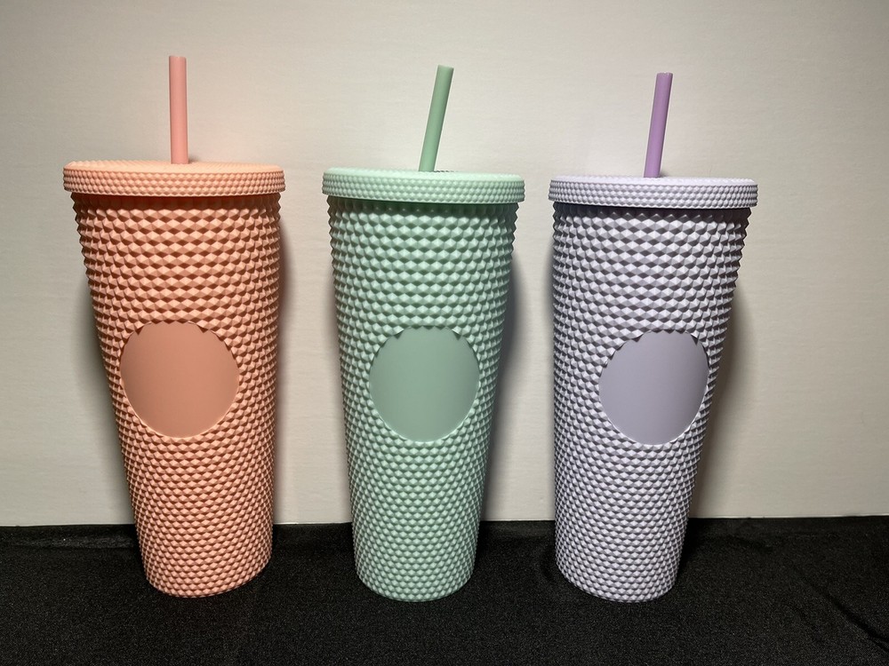 studded cups.
