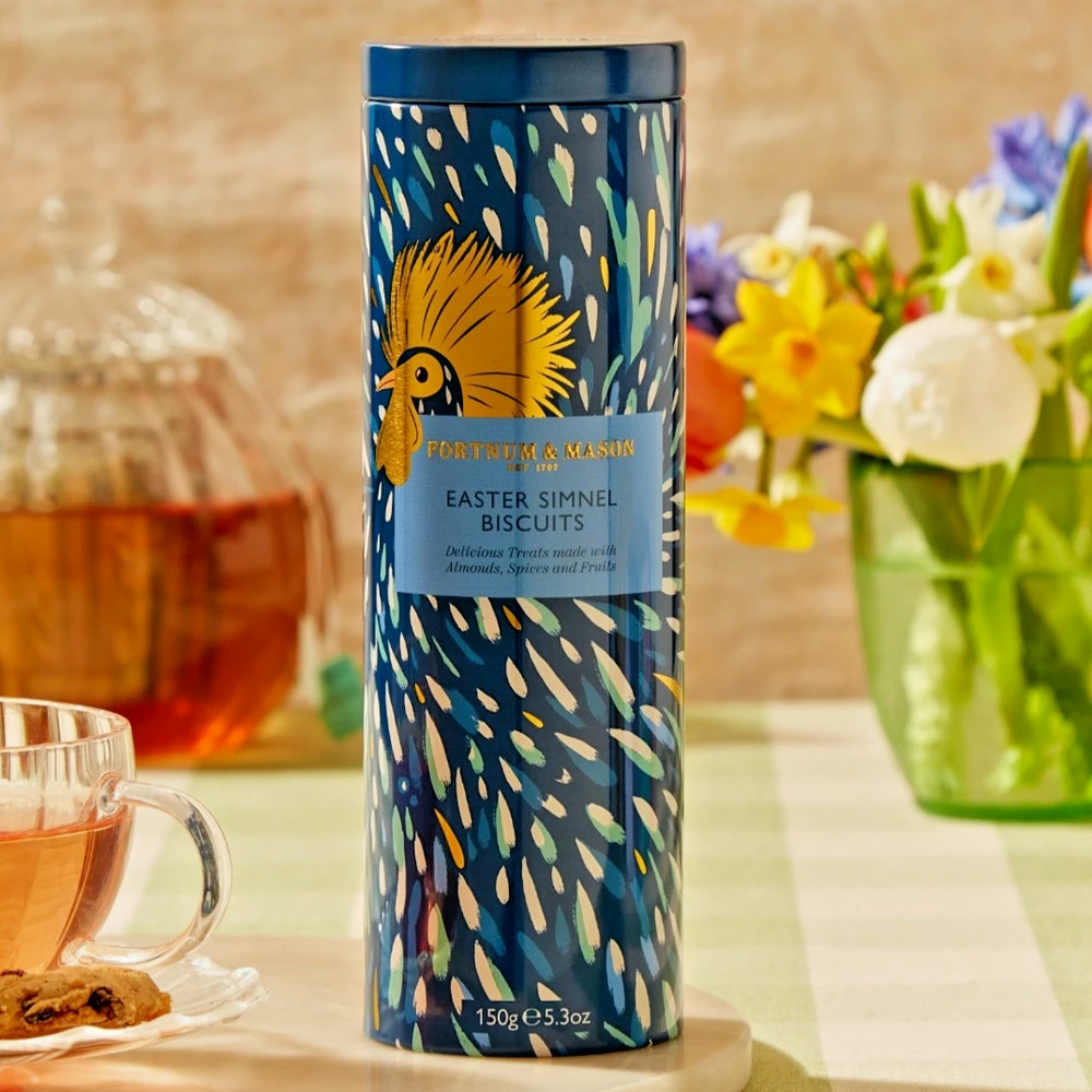 Fortnum & Mason Chicken Easter Simnel Biscuit Tin (EMPTY)