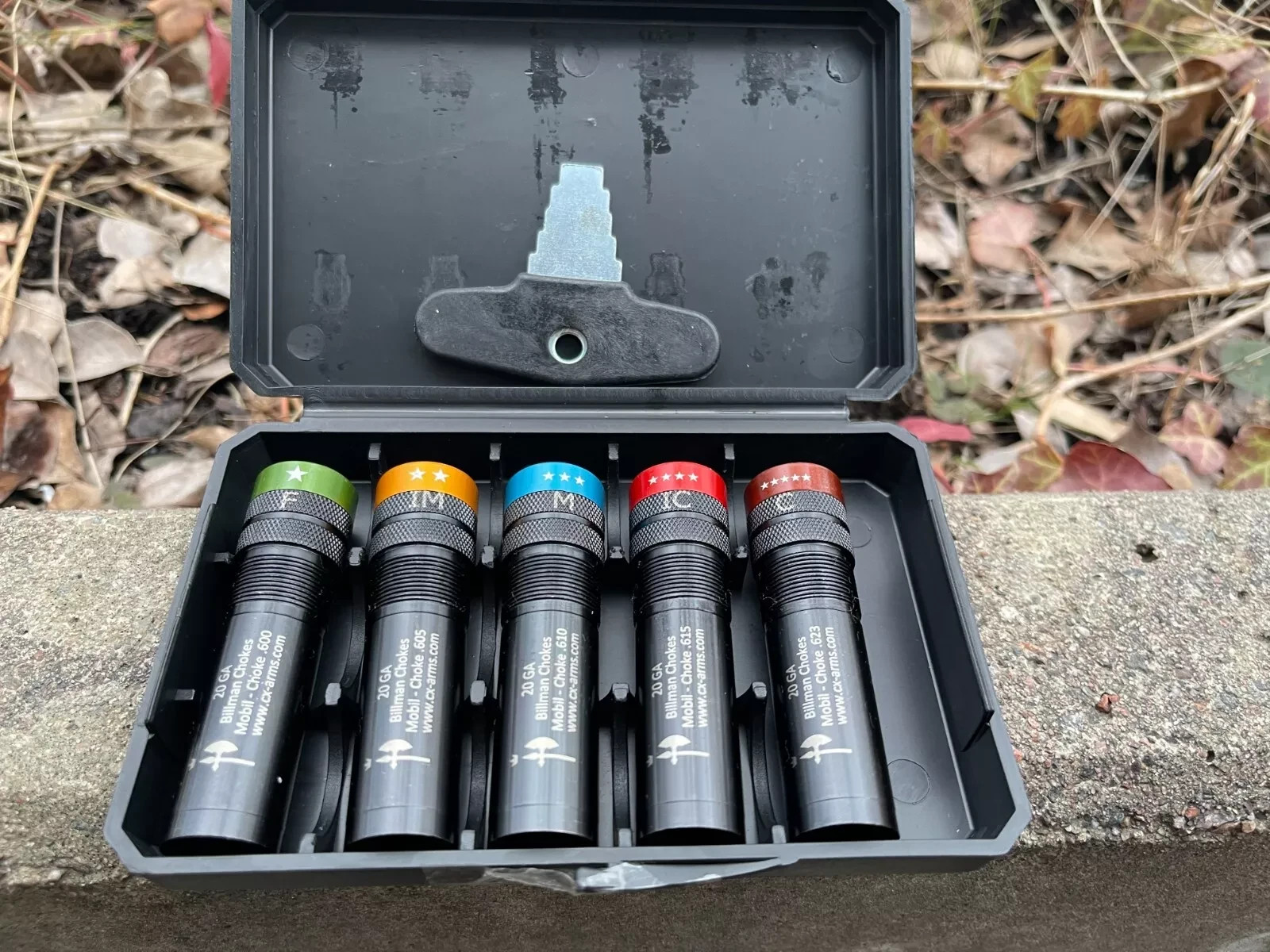 20 Ga MOBIL choke extended none ported black choke 5-set Billman™