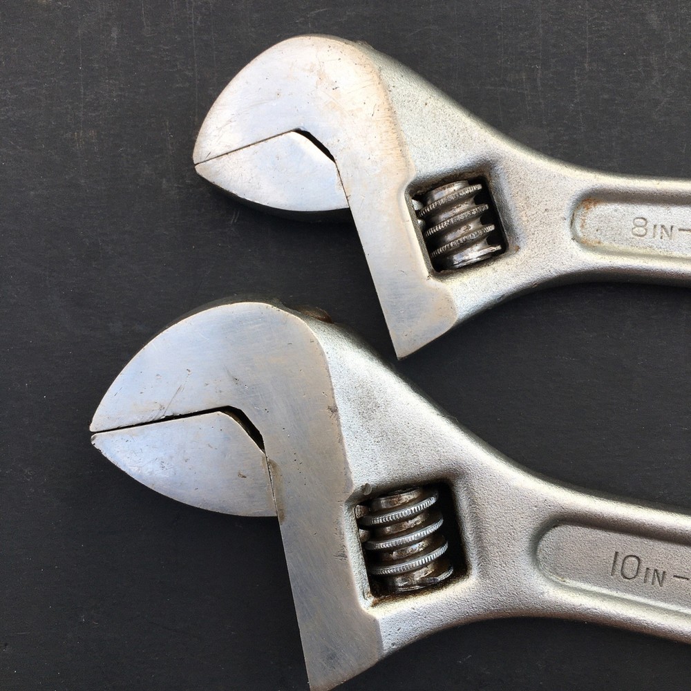 Klein 10” & 8” Adjustable Wrenches