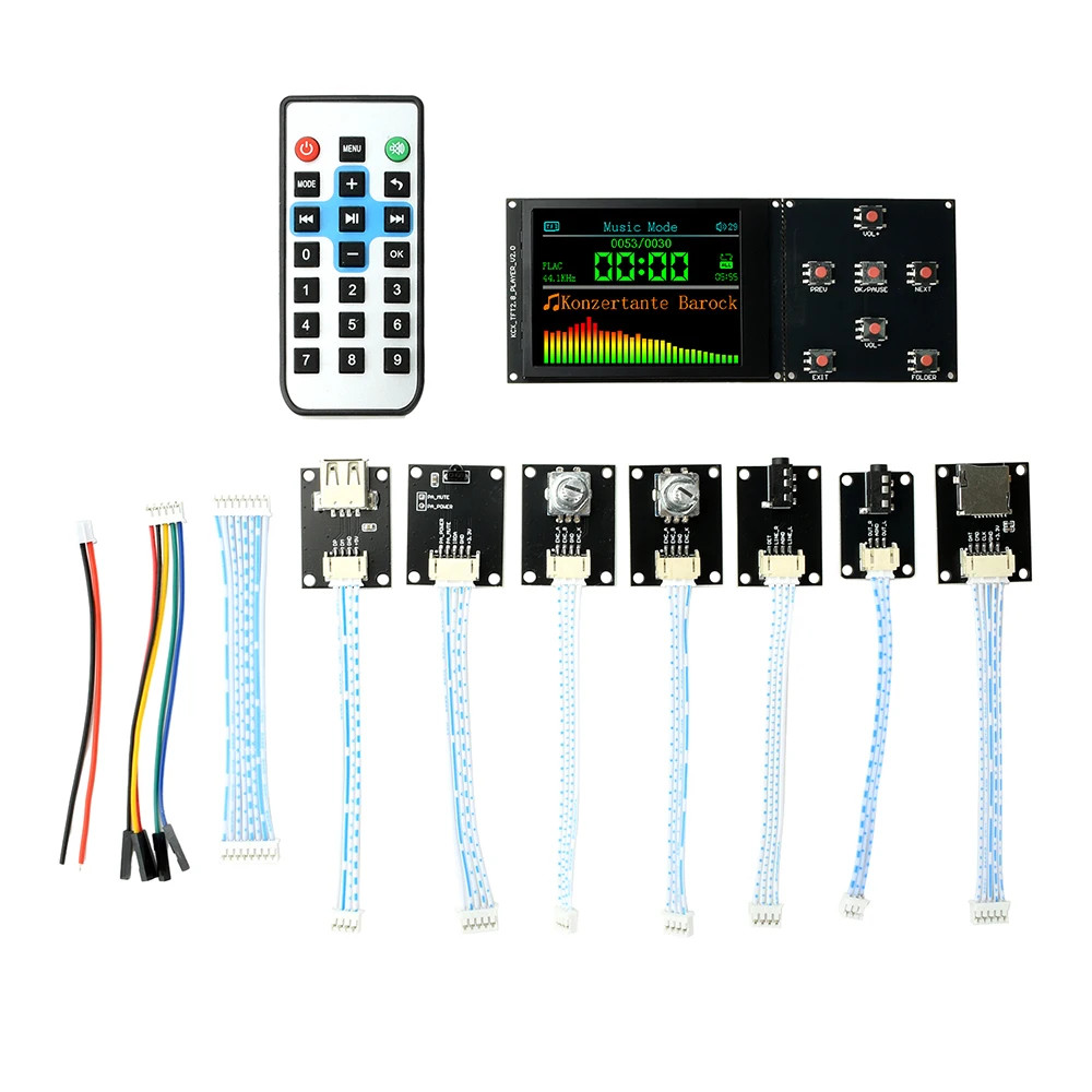 Bluetooth Audio Decoder 2.8in 320×240 TFT Screen Lossless Audio Decoder Module