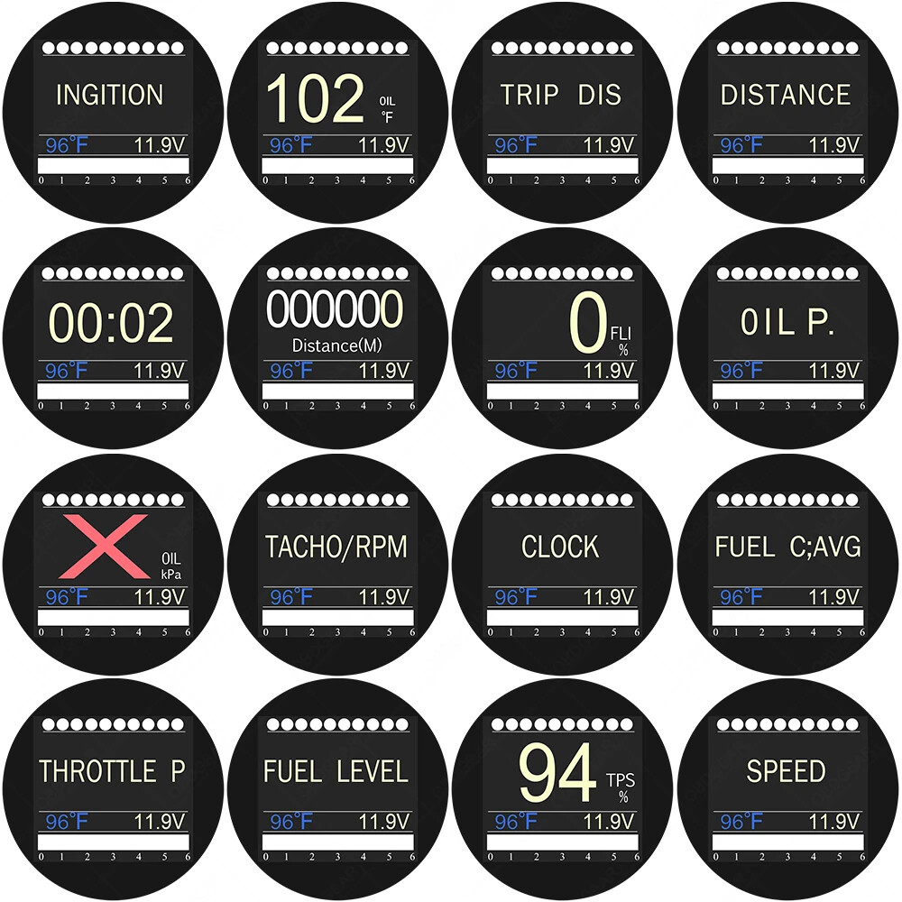 Automotive on-board Computer Car Digital Driving Computer Display Speedometer