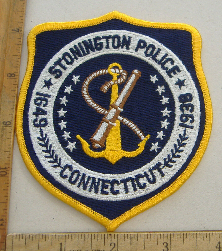 STONINGTON CONN FABRIC PATCH