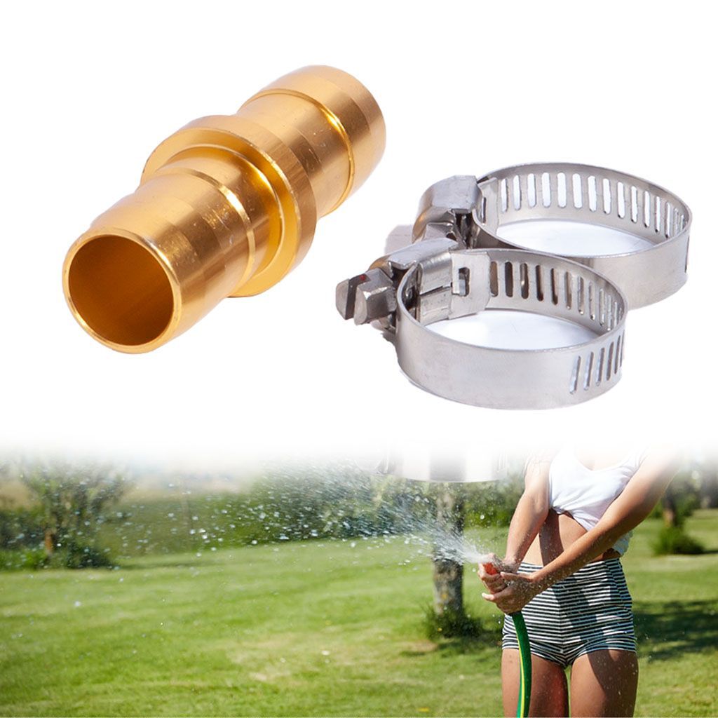 Garden Hose Repair Mender Kit Hose Connector 3/4" 5/8" Male Connector Clamp 2022