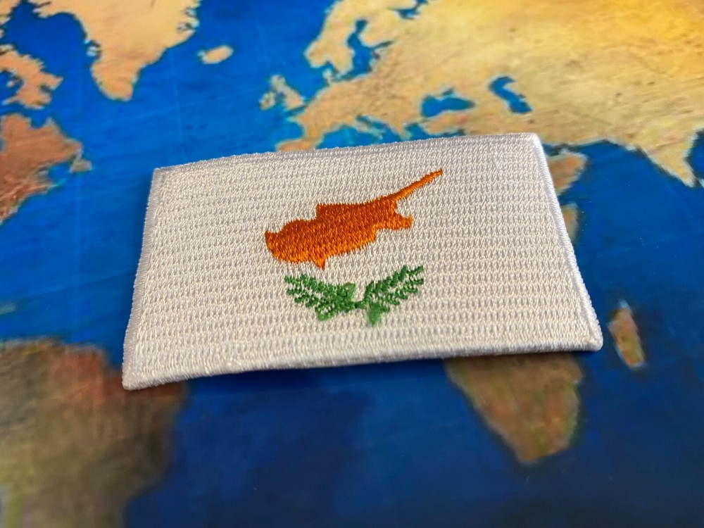 CYPRUS Flag Iron on Sew on Patch