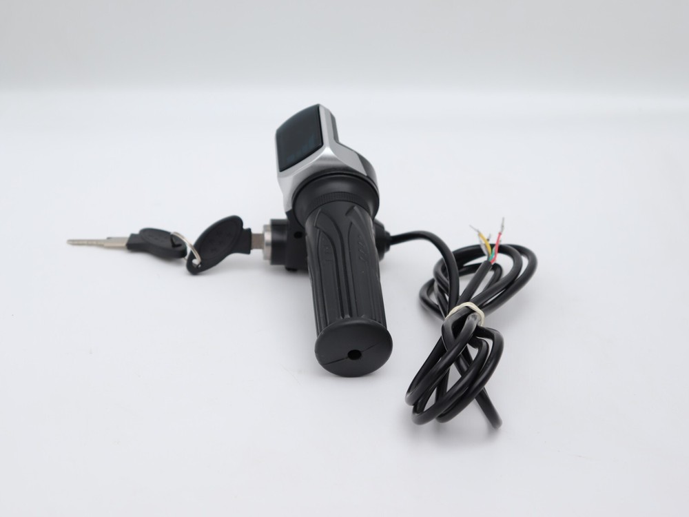 36V electric scooter throttle handle with keylock power indicator light