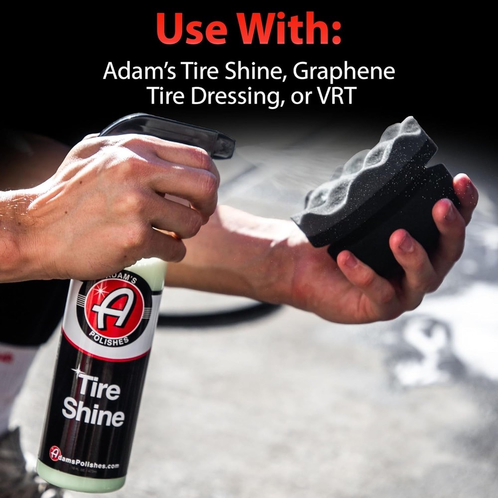 3-Pack Tire Dressing Applicators - Keep Yours Hands Clean During Detailing!