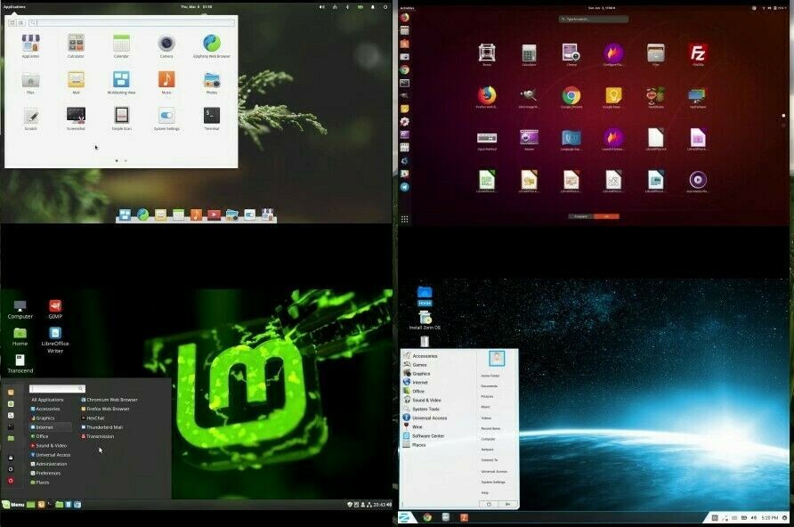 Linux 21 Pack Pentesting Security Operating Systems Caine - Kali - Parrot - Deft