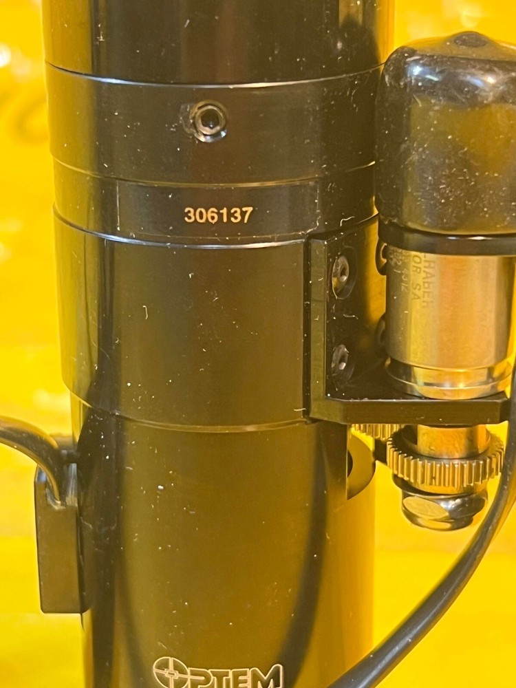 Thales OPTEM Zoom 125 Motorized Microscope Machine Vision Lens