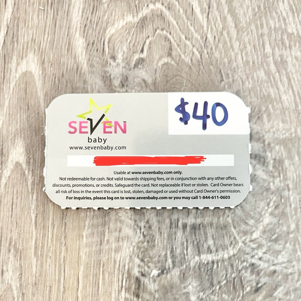 $40 Seven Baby Gift Card