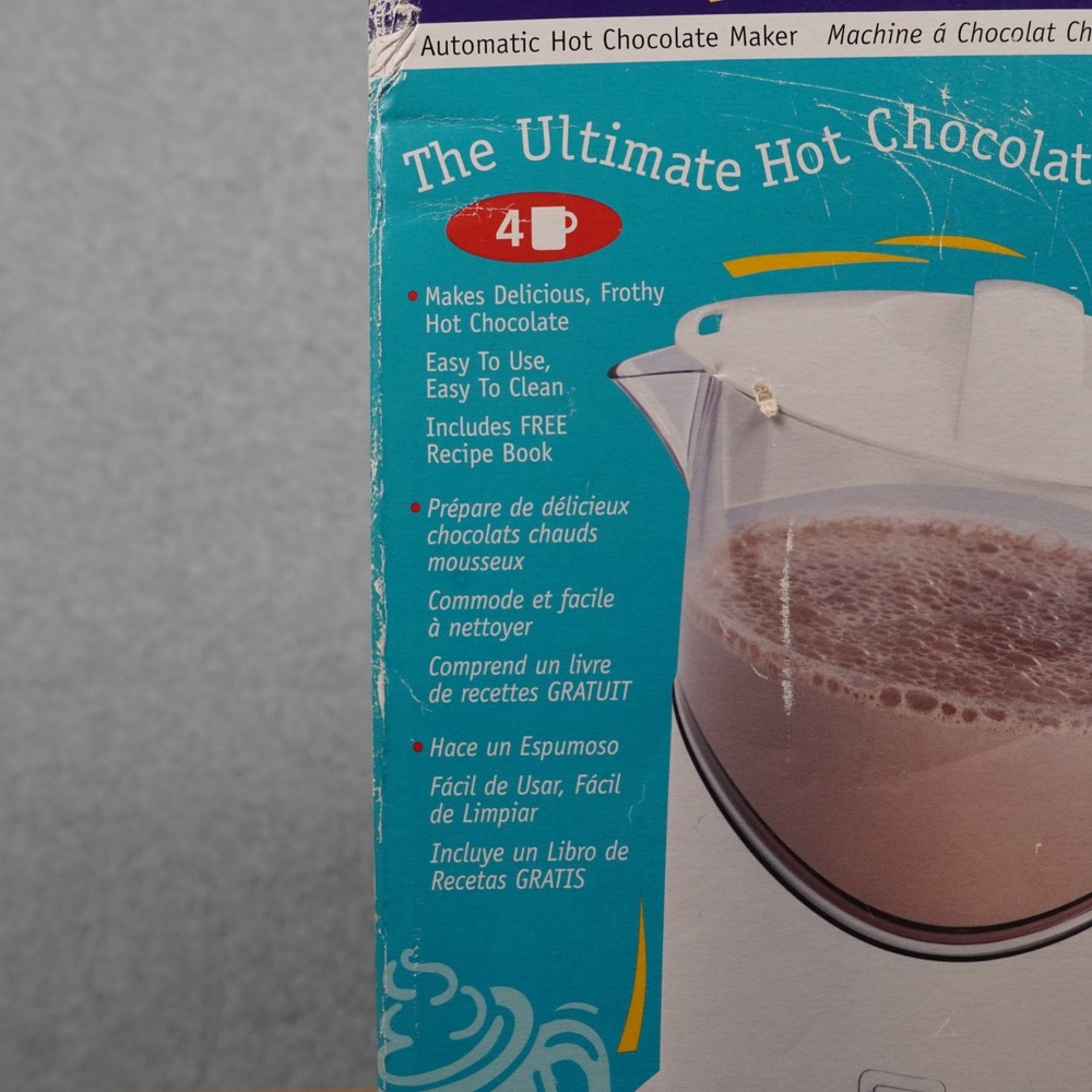 Mr. Coffee CocoMotion HC4 Automatic Hot Chocolate Maker 4 Cups Open Box NEW