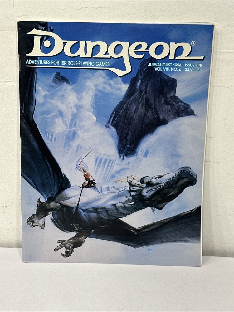 Dungeon Magazine Issue #48 with Poster Insert