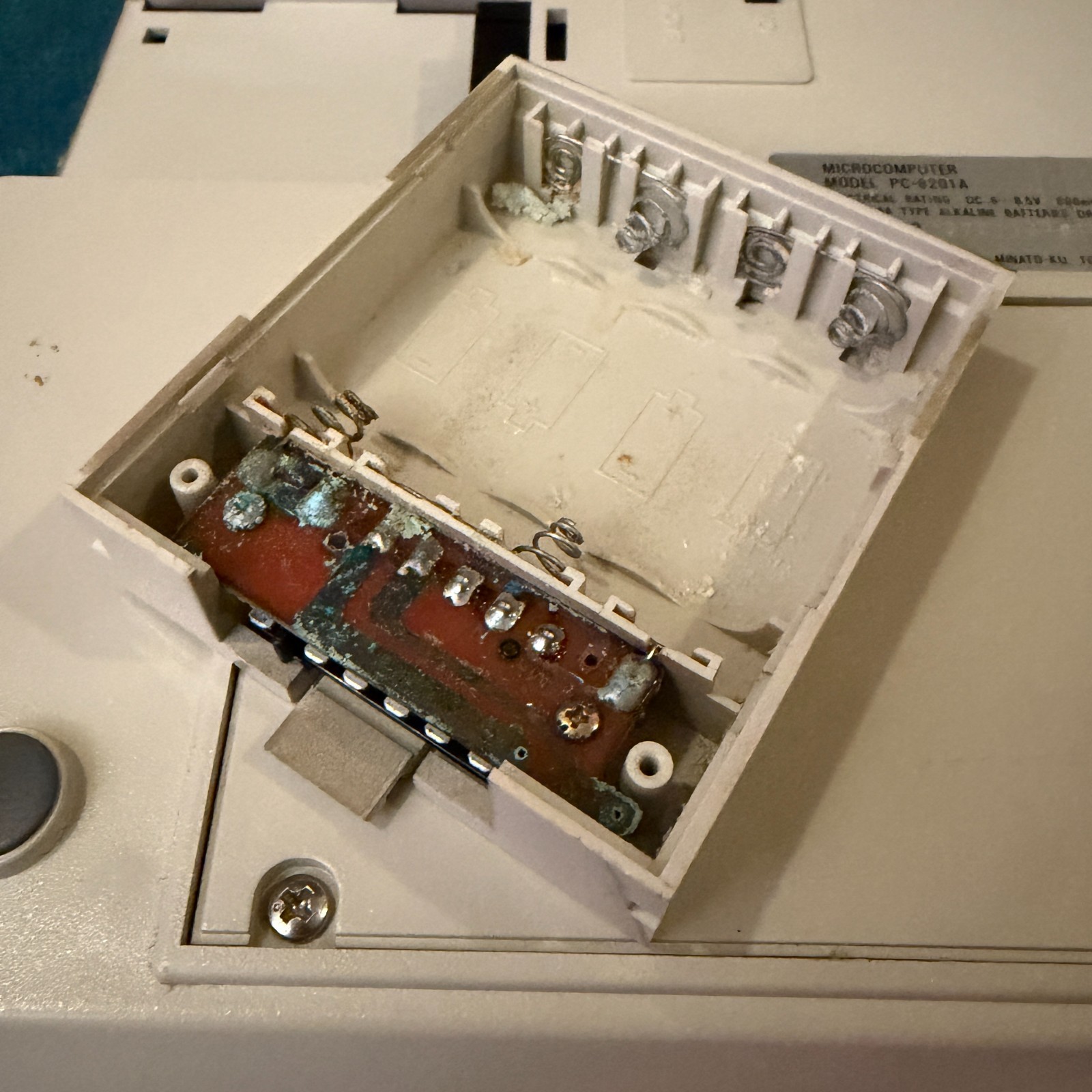 NEC PC-8201A Vintage 1983 Portable Mini Computer w/ Original Bag, For Restore!