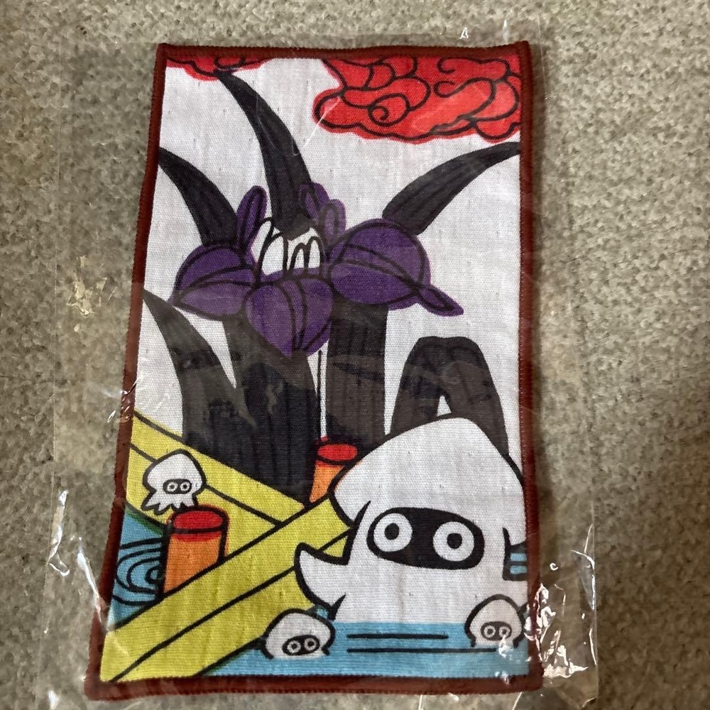 2 Mario Hanafuda half towel handkerchiefs