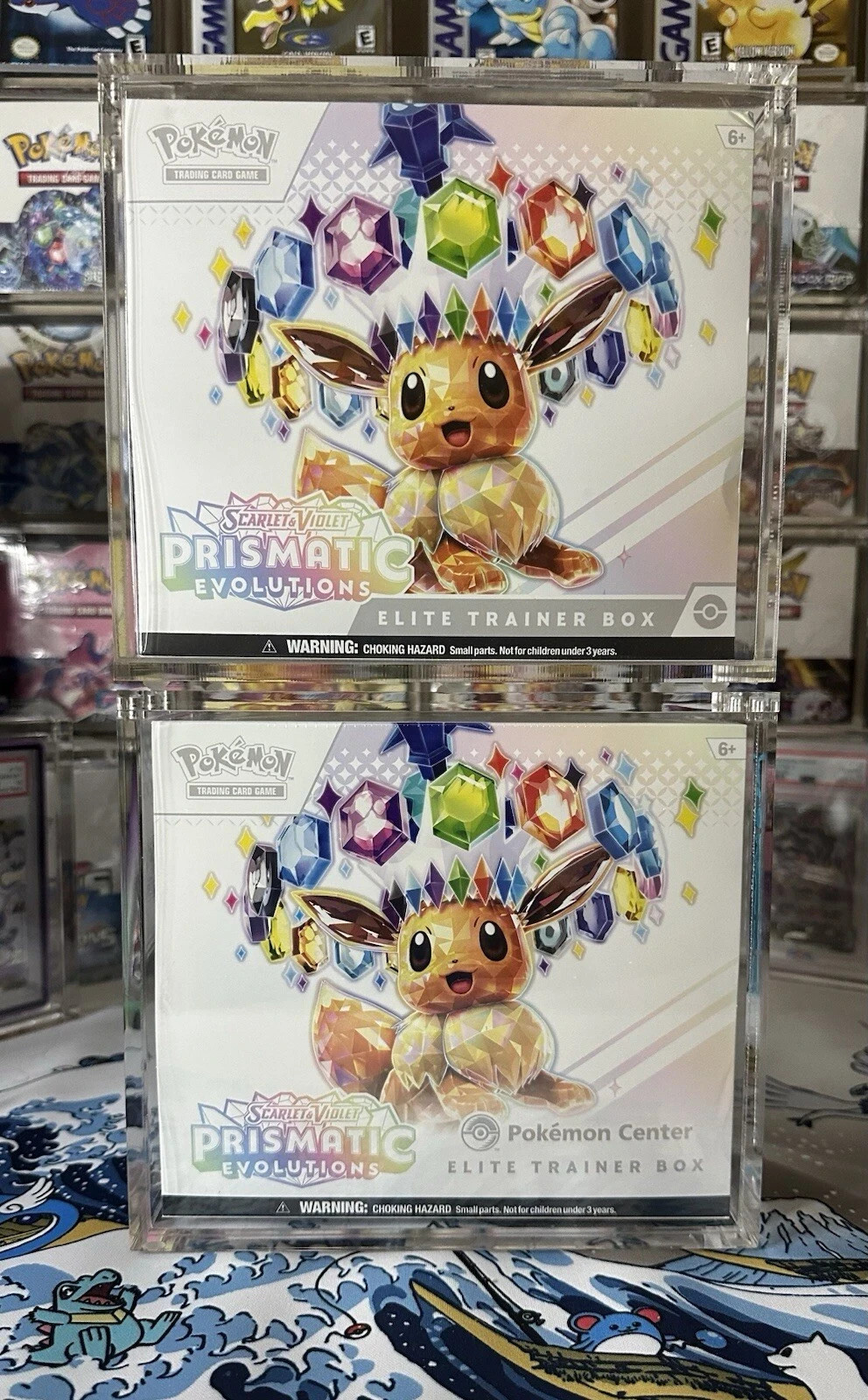 Pokemon Magnetic Booster Box Acrylic Case! Pokémon Card Protective Display!