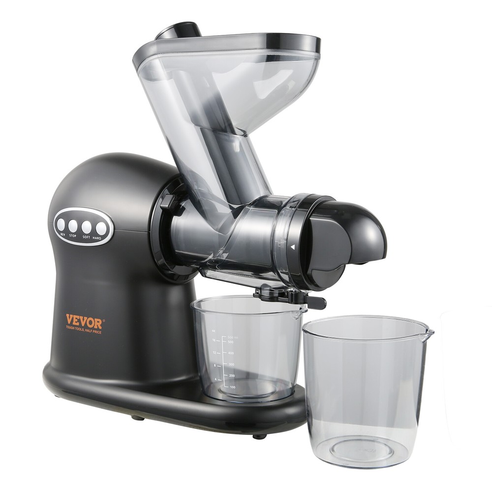 VEVOR Masticating Slow Juicer Electric Cold Press Squeezer Juice Extractor 200W