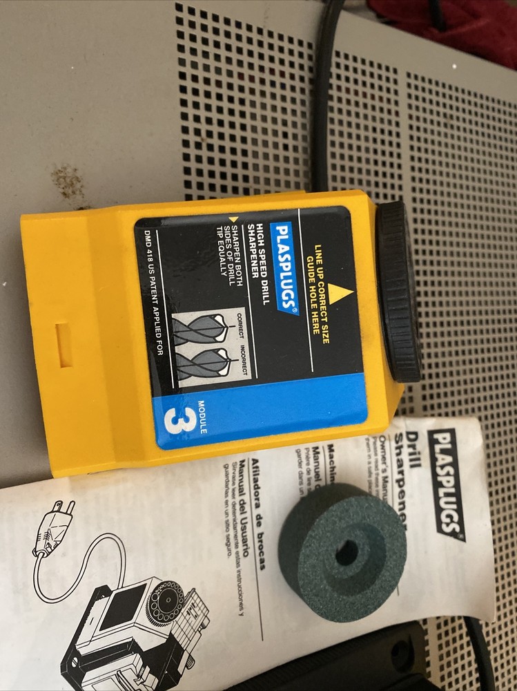 Plasplugs 2 module Drill sharpener Used Tested