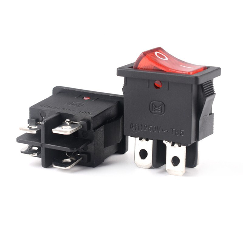 Rectangular Rocker Switch 2/3 Position SPST 125V 250V 6A/10A KCD1 ON OFF