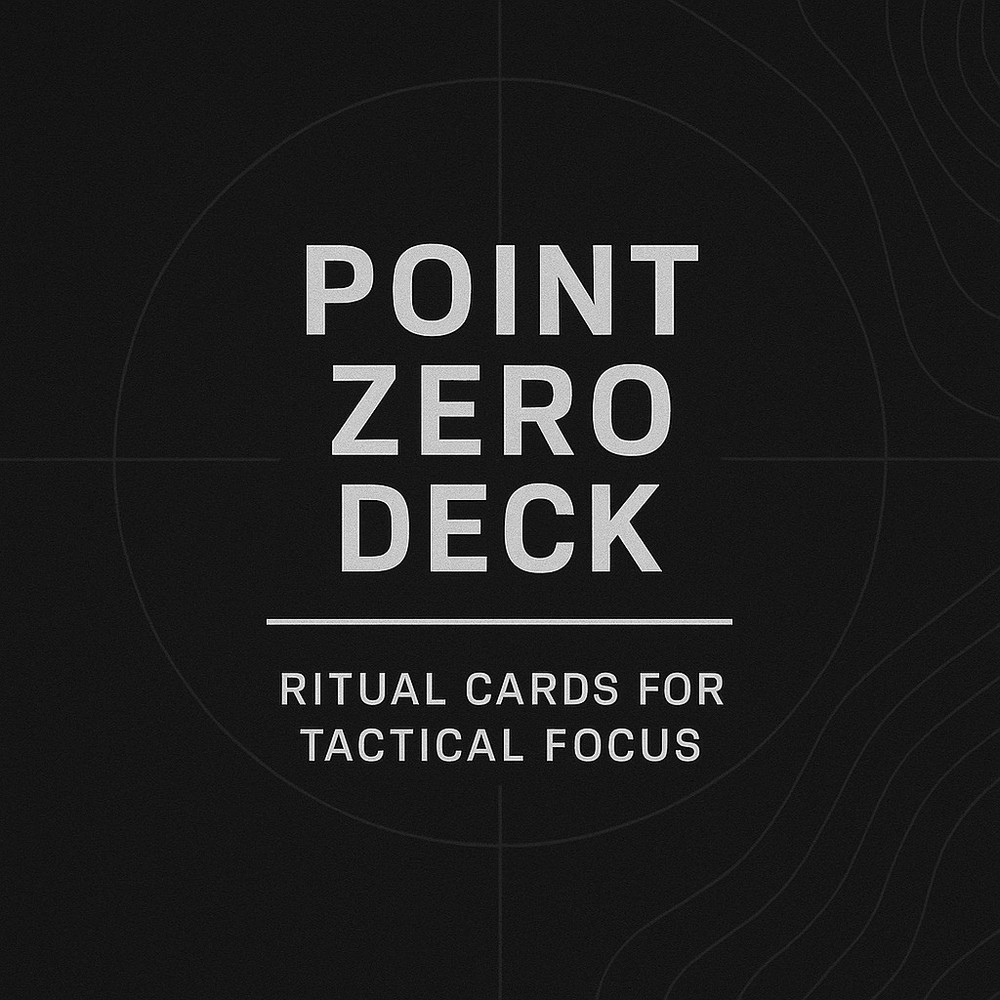 Point Zero Deck – Tactical Ritual Cards for Total Mental Focus