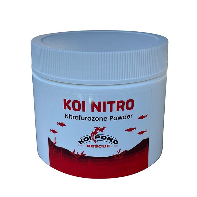 KOI NITRO Nitrofurazone Powder for Fish Ponds - 100 Grams