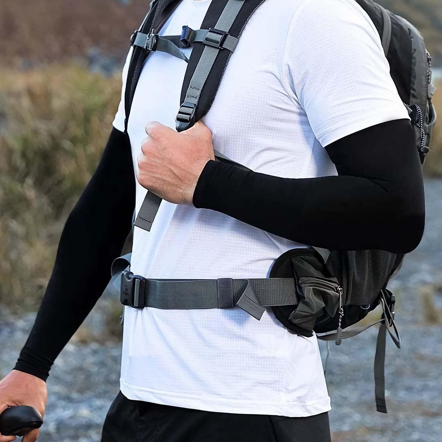 UV Protection Cooling Arm Sleeves Upf 50 Compression Sun Sleeves for Men Women