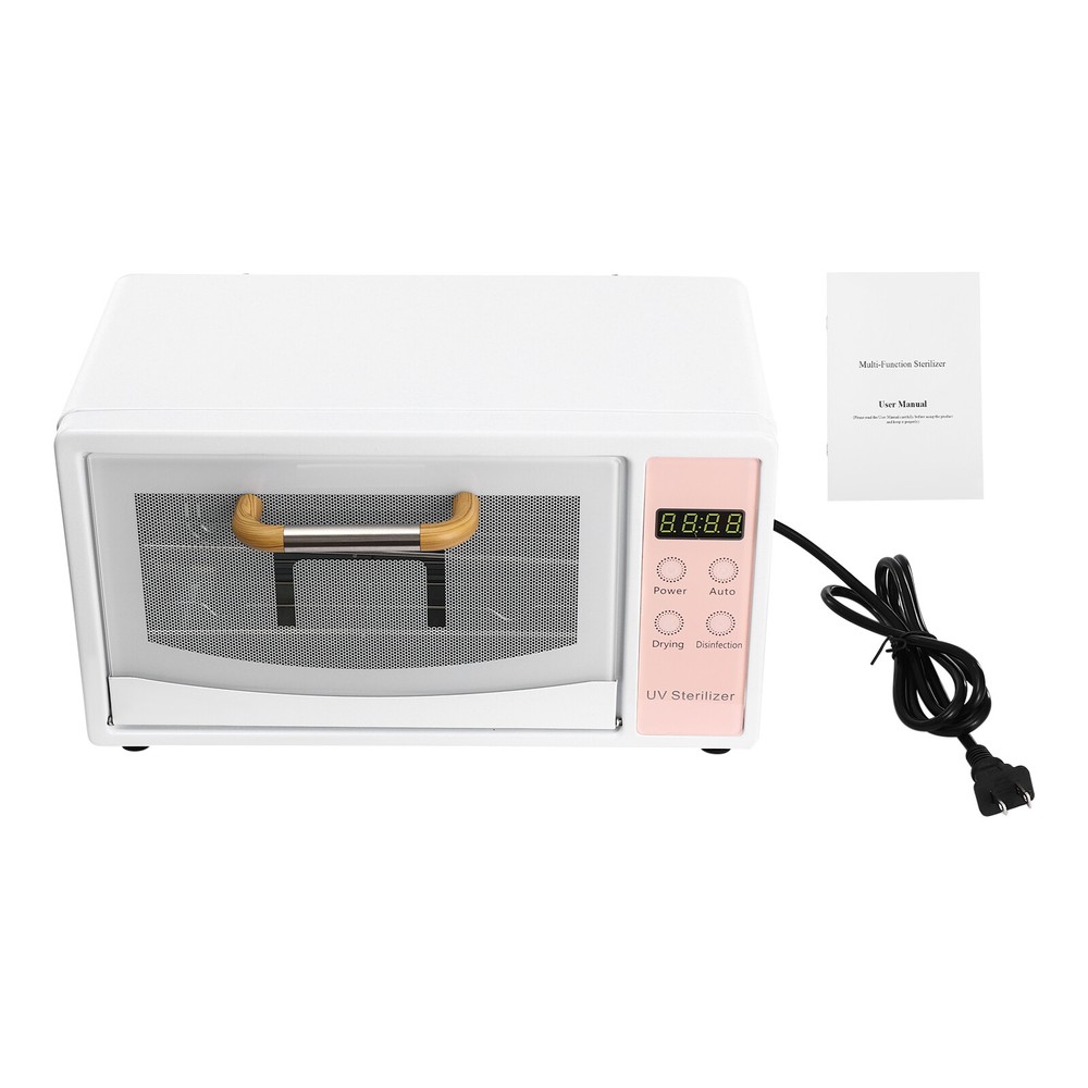 Multi-Functional Tabletop Nail Tool Sterilizer Drying Box Nail Cleaner Box 160W