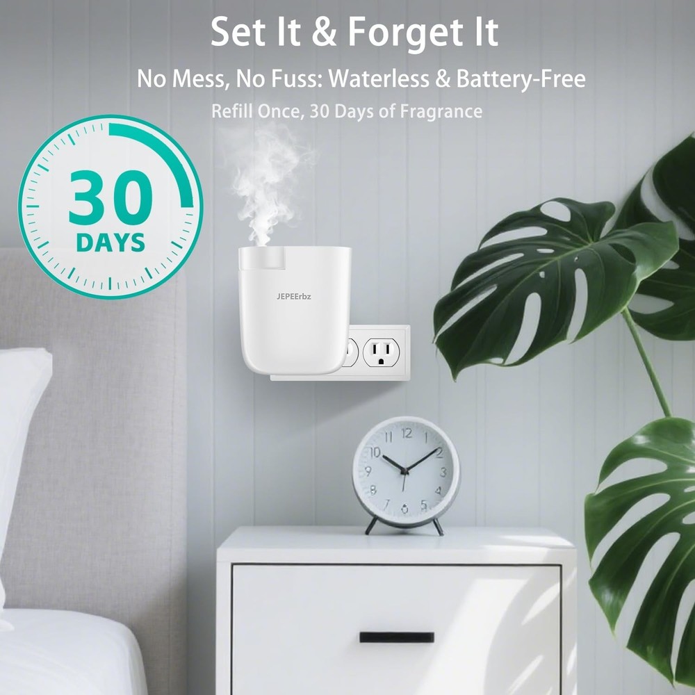 Waterless Diffuser, Plug in Diffuser for Essential Oils,Waterless Essential O...