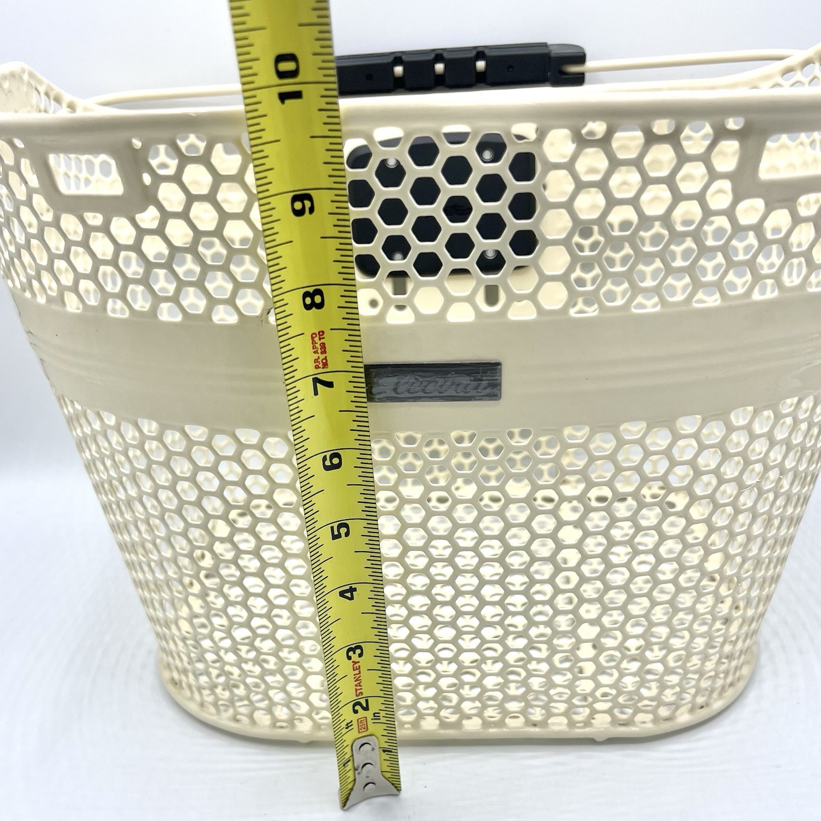 Electra Bike Bicycle Metal Basket Cream Pale Yellow No Mount or Hardware