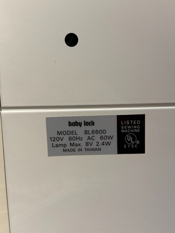 Baby Lock PRO LINE BL6600 Computerized Sewing Machine with Pedal
