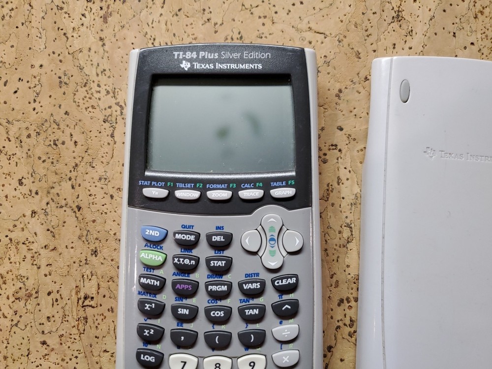 Texas Instruments TI-84 Plus Silver Edition Graphing Calculator - Tested READ