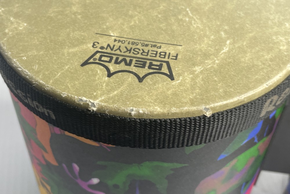 REMO KIDS PERCUSSION BONGO DRUM SET WITH RAINFOREST GRAPHIC