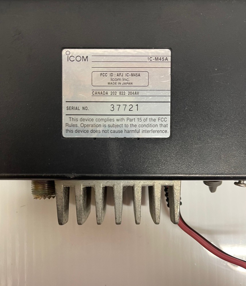Icom IC-M45 VHF MARINE TRANSCEIVER