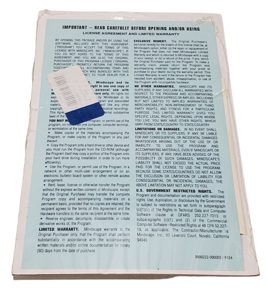 Ocean's Below for Macintosh Computers CD-ROM Software Toolworks NEW SEALED