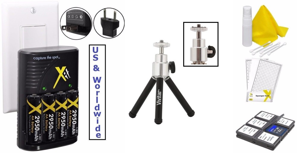 8pc Super Saving Accessory Kit Sony DSCH1 DSC-H2 DSC-H5