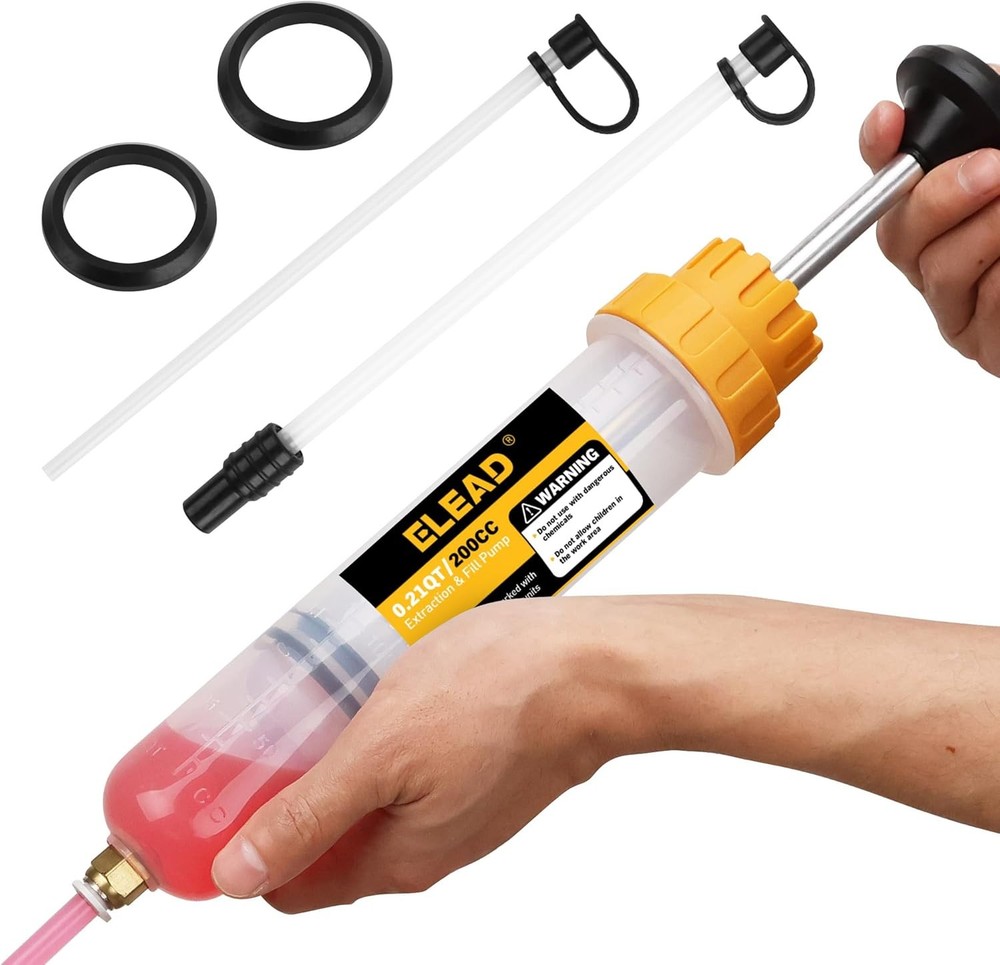 ELEAD 200CC Siphon Pump, Oil Extractor Pump