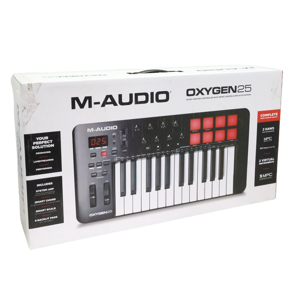 M-Audio Oxygen 25 MKV MIDI Keyboard Controller 25-Key USB DAW Beat Maker