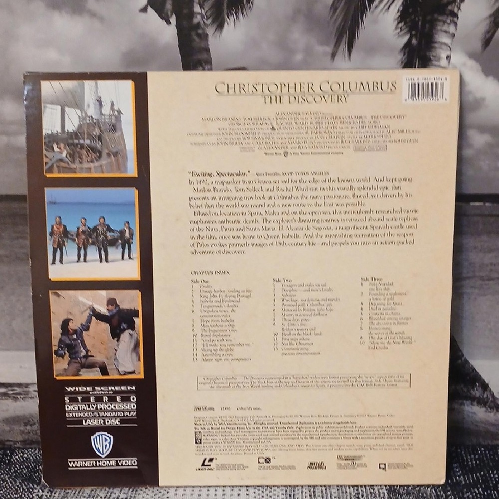 Christopher Columbus The Discovery LaserDisc