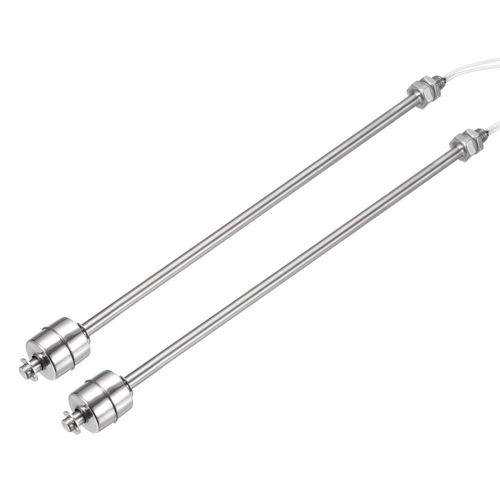 Float Switch 250mm Rod 0.5A Vertical Single Float for Pump/Alarm 2 Pcs