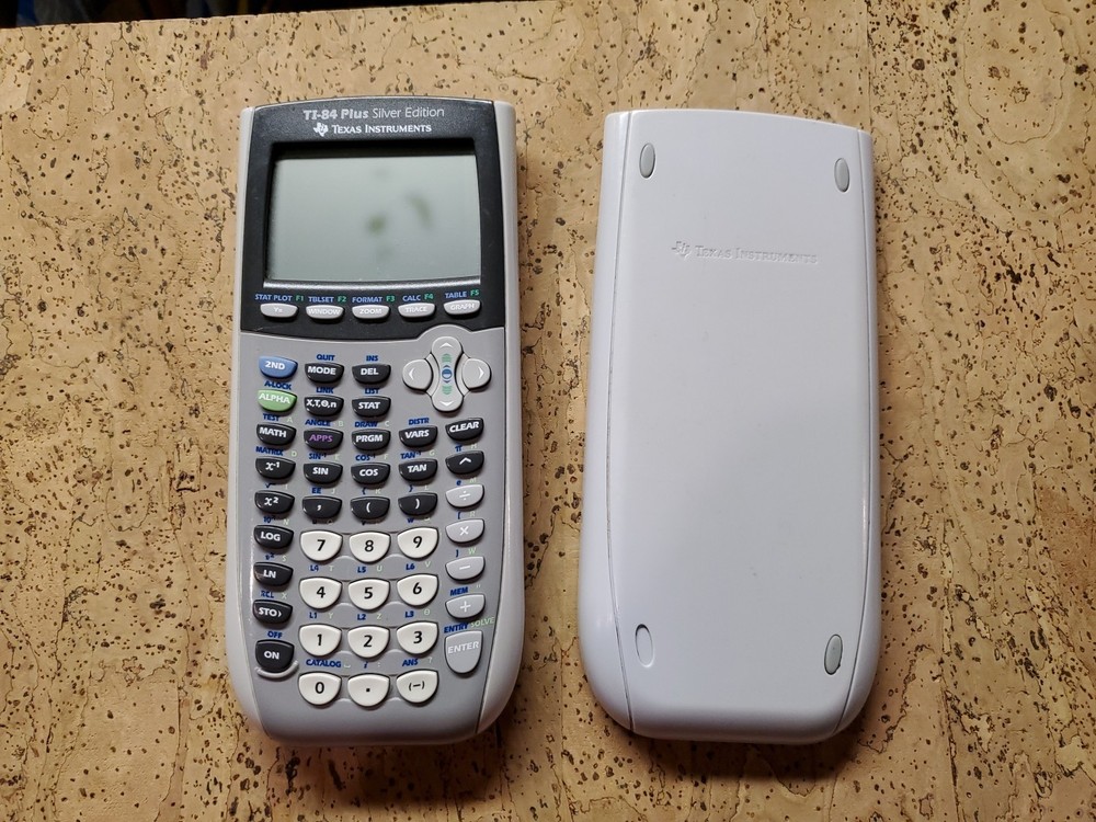 Texas Instruments TI-84 Plus Silver Edition Graphing Calculator - Tested READ