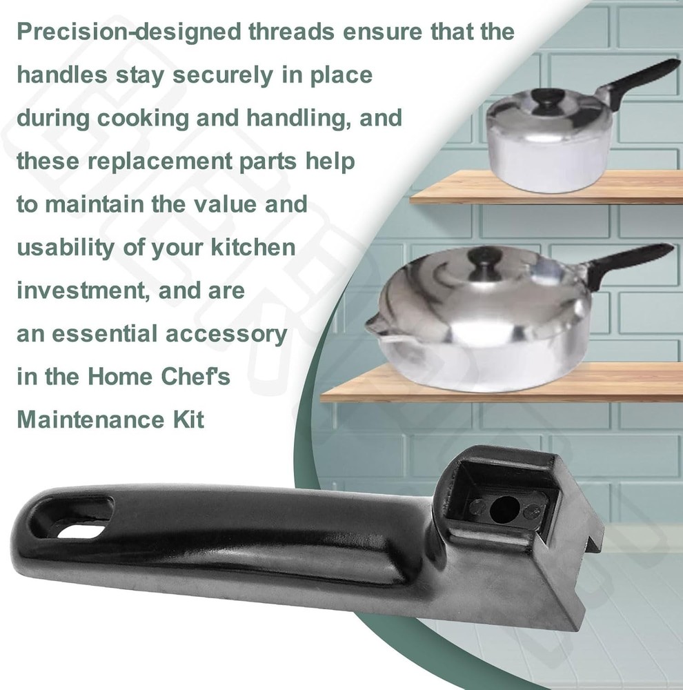 Cookware Handles Replacement for Magnalite Wagner Ware GHC Durable Plastic Set