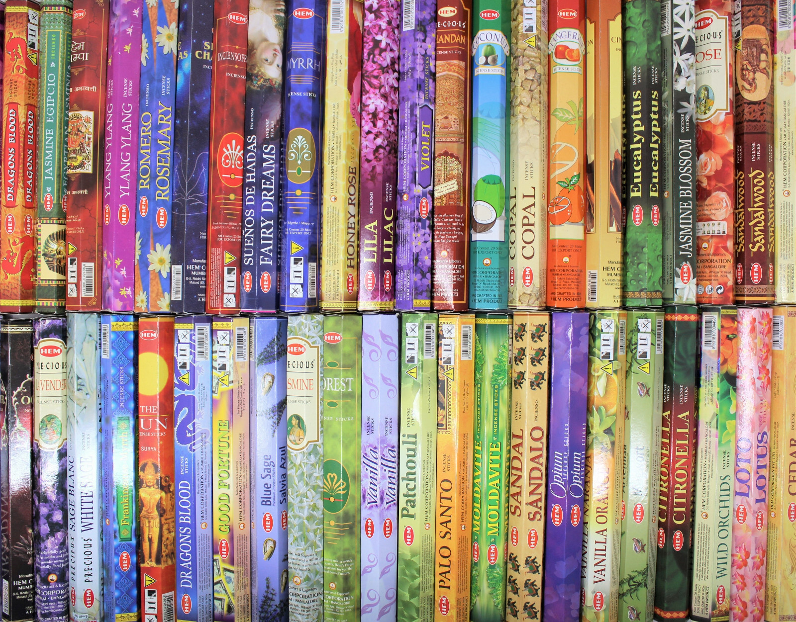 Hem Incense: Pack of 20 Sticks. CRAZY SALE OFFER - BUY 4 GET 4 FREE!