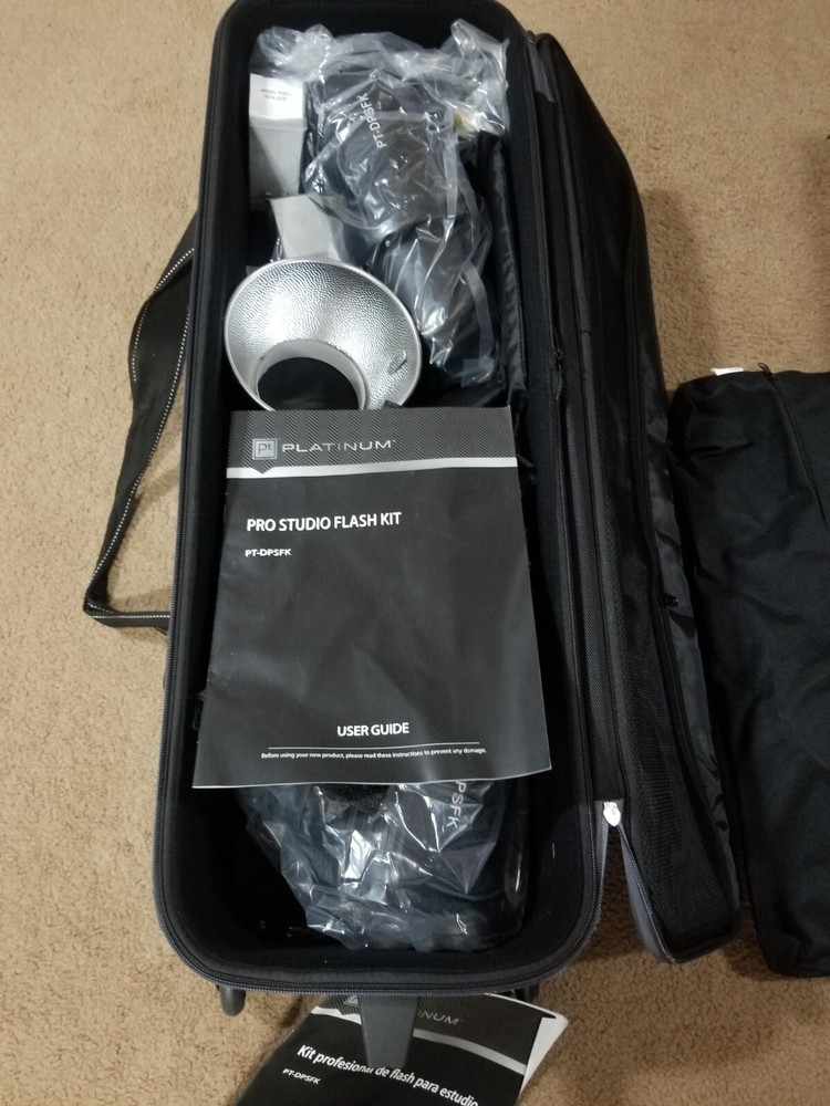 Pro Studio Flash Kit Brand Platinum™ Model Number PT-DPSFK Color