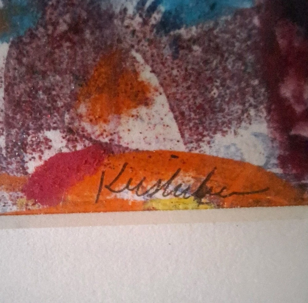 ESTHER KIRSHENBAUM Artwork OOAK Signed Embellished