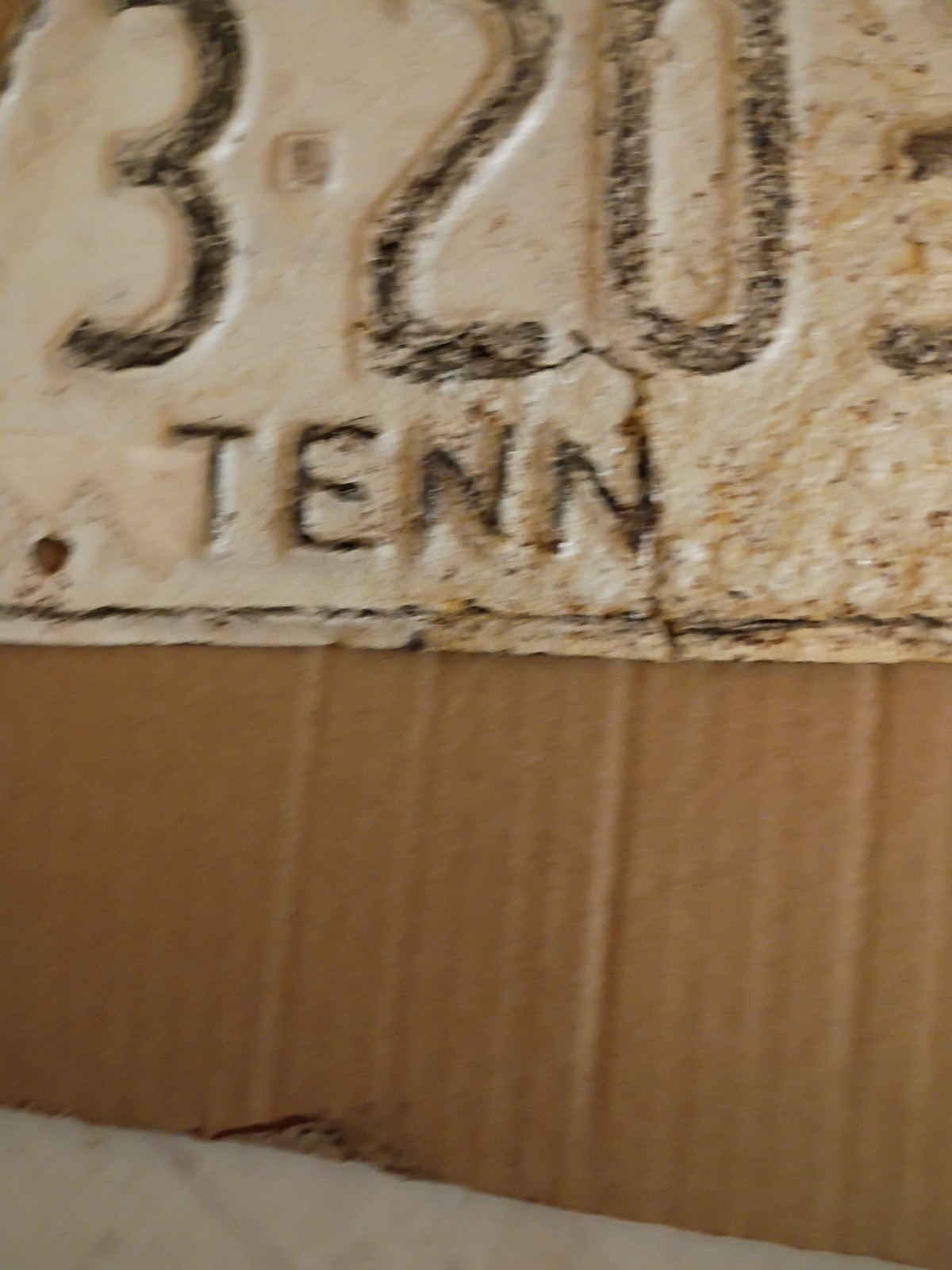 1950 Tenn. License Plate