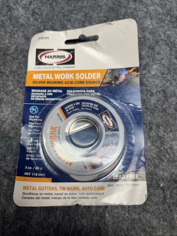 Harris Metal Work Solder New