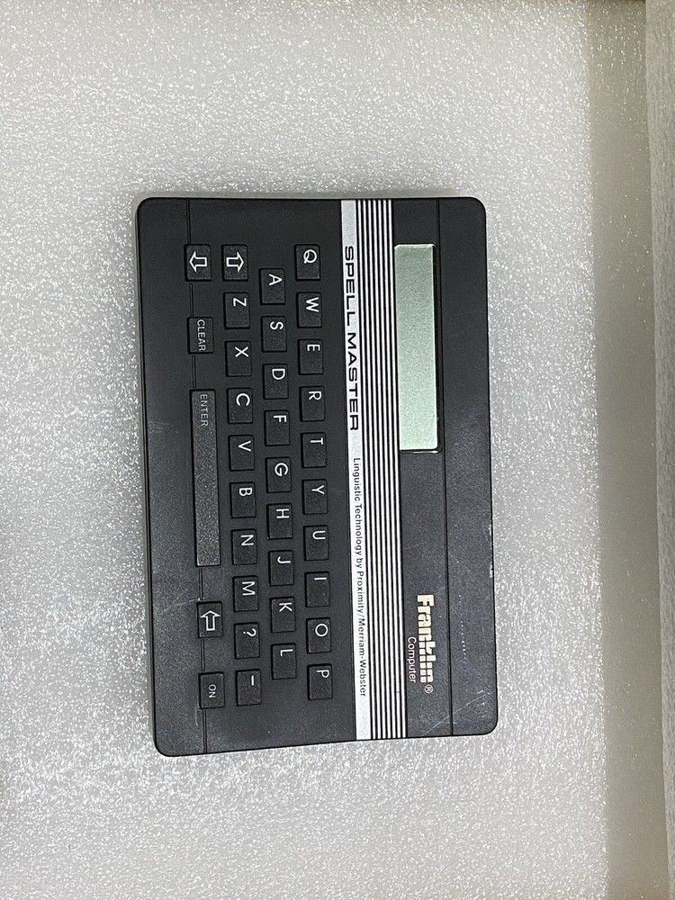 Franklin Computer Spell Master Linguistic Technology - Proximity/Merriam-Webster